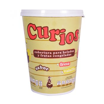 Cobertura para helados sabor vainilla Curios 1 kg | La Esperanza />