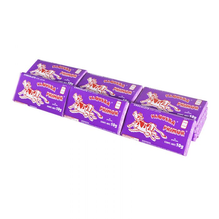  - Tablilla de chocolate Vaquera Primor 10 g - 3