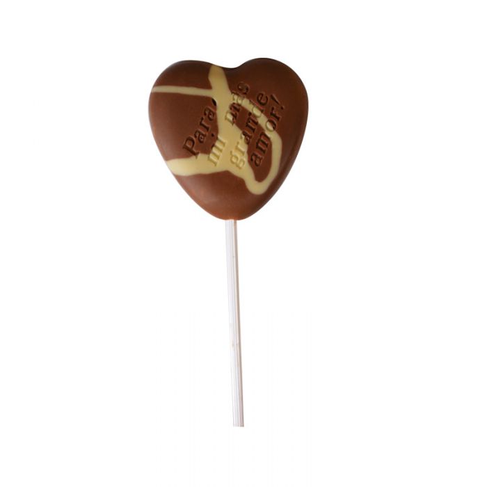  - Paleta de chocolate Corazón La Esperanza - 1