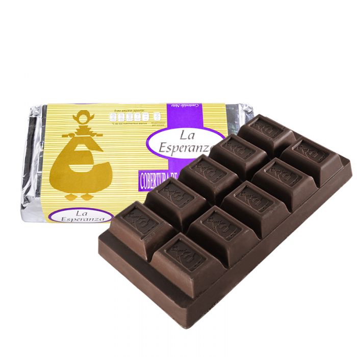  - Cobertura fina de chocolate oscuro La Esperanza 1 kg - 1