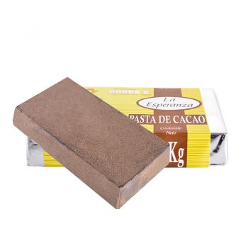 Pasta de cacao fermentado La Esperanza 1 kg | La Esperanza />